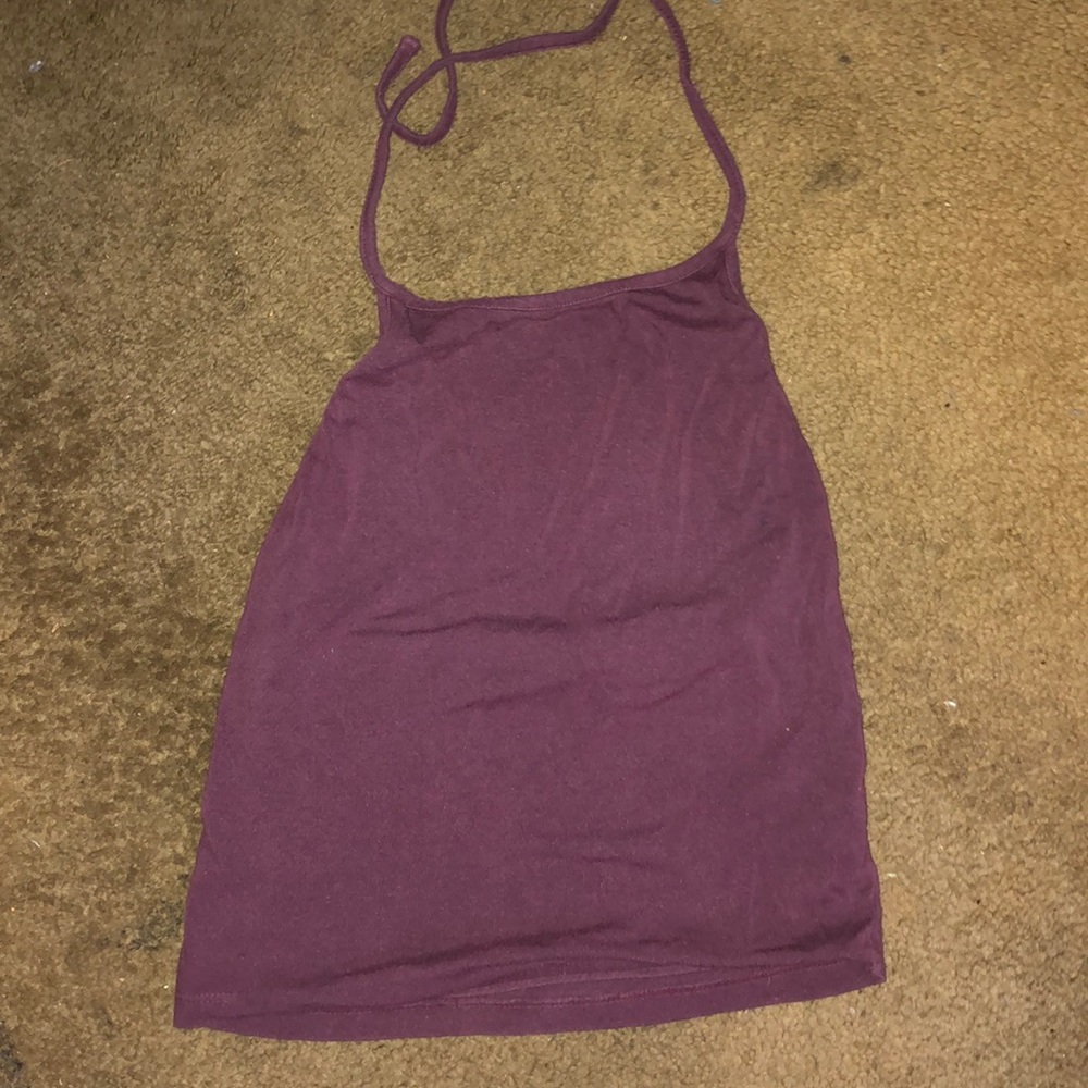 triangular crop top